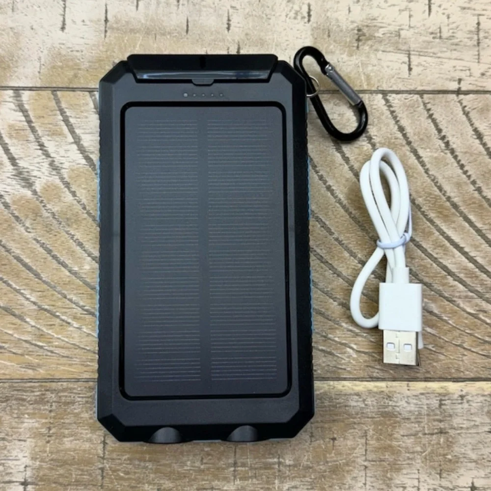 Brand New Solar Charger Power Bank, 30000mAh Portable Fast Charger Waterproof